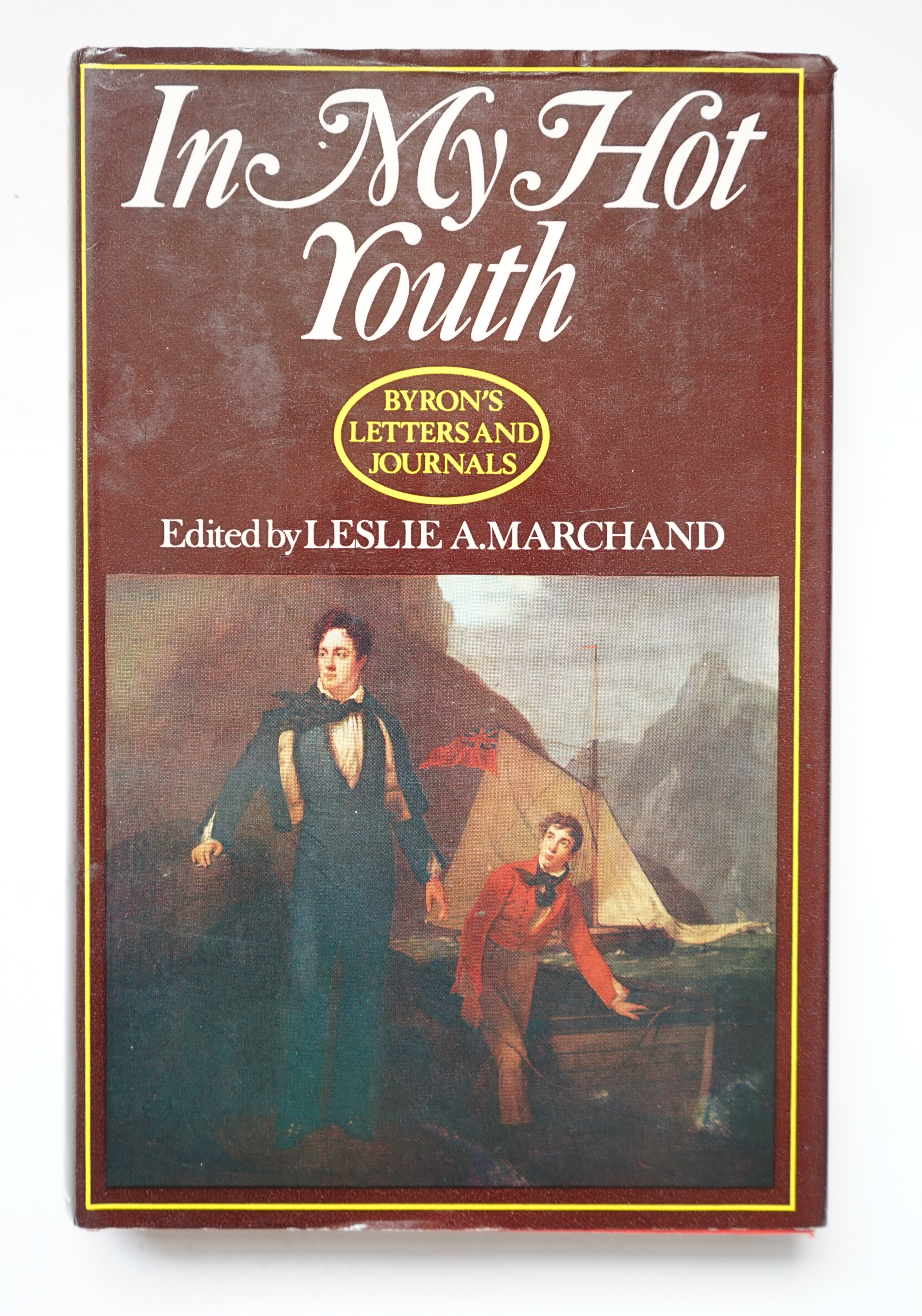 Marchant, Leslie A (editor) - Byron’s Letters and Journals, 13 vols, including general index, 8vo, original red cloth, with d/j’s, mixed editions, vol 1 with authors presentation inscription, John Murray, London, 1974-82